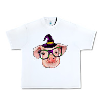 White pig with halloween Urban Heavy Tee - RanaPortraitStore