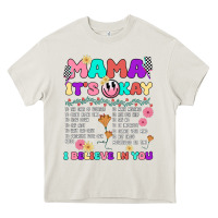Cream mama it's okay Heavy Core Tee - JahusDesignShop