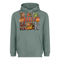 Sage Thankful Little Mon Heavyweight Hoodie - CowhideDigitalArt