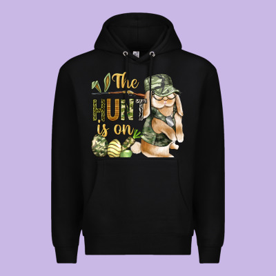 The Hunt Is On Premium Hoodie Designed By Bundleandbundleshop