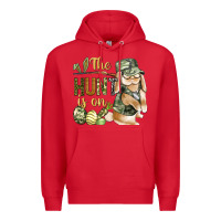 Red The Hunt Is On Premium Hoodie - BundleAndBundleShop