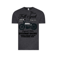 Vintage Black Speedway Racing Full Speed Pin Vintage Tee - Bettercallsaul