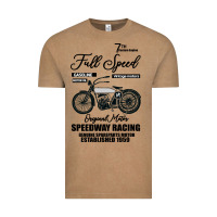Vintage Coffee Speedway Racing Full Speed Pin Vintage Tee - Bettercallsaul