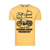 Vintage Mustard Speedway Racing Full Speed Pin Vintage Tee - Bettercallsaul