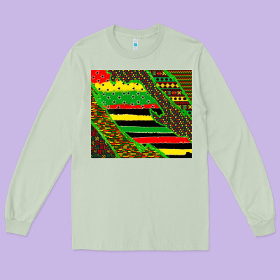 Juneteetnh Brush Long Sleeve Tee Designed By Tumblerdesignbyshophia