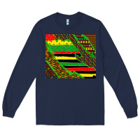 Navy juneteetnh brush Long Sleeve Tee - TumblerDesignByShophia