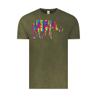 Vintage Olive Elephant1687 Vintage Tee - tuanDangUi