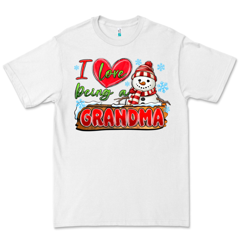 I Love Being A Grandma Premium Tee by MaliasSmallBusiness | Teevron