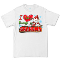 White i love being a grandma Premium Tee - MaliasSmallBusiness