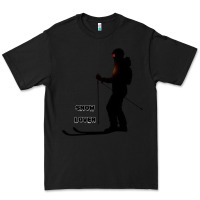 Black nighttime ski adventure Premium Tee - tuanDangUi
