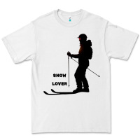 White nighttime ski adventure Premium Tee - tuanDangUi