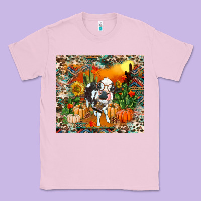 Fall Baby Cow Classic Tee Designed By Ranaportraitstore