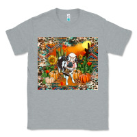 Heather Grey Fall baby cow Classic Tee - RanaPortraitStore