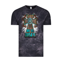 Cloud Black cross1 Vintage Tee - RanaPortraitStore