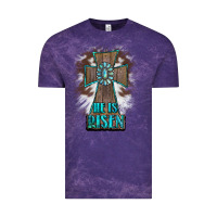 Cloud Purple cross1 Vintage Tee - RanaPortraitStore