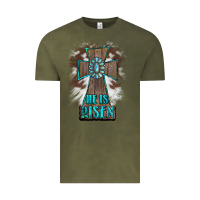 Vintage Olive cross1 Vintage Tee - RanaPortraitStore