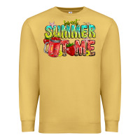 Antique Gold summer time Premium Sweatshirt - CowhideDigitalArt