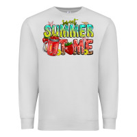 Dove Grey summer time Premium Sweatshirt - CowhideDigitalArt