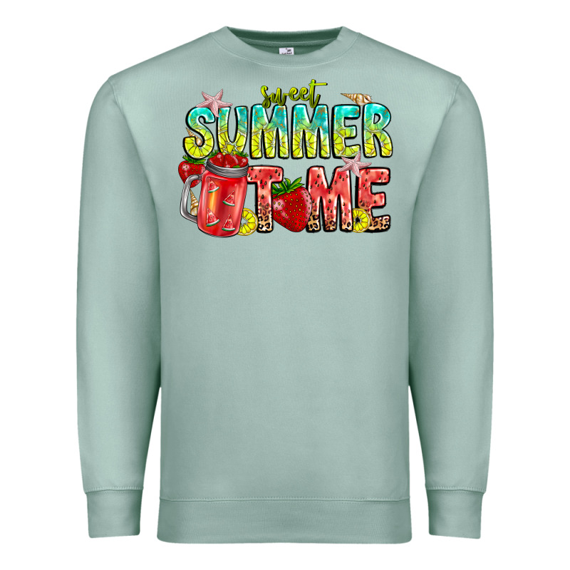 Summer Time Premium Sweatshirt by CowhideDigitalArt | Teevron