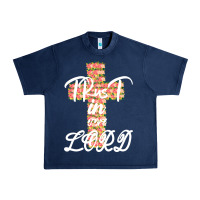 Navy Trust In The Lord Urban Heavy Tee - Bettercallsaul