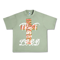 Oil Green Trust In The Lord Urban Heavy Tee - Bettercallsaul