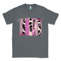 Charcoal Heather Purple Glitter Cowhide Pattern Brushstrokes Classic Tee - Bettercallsaul