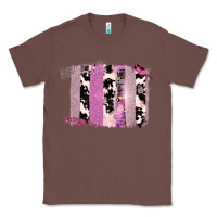 Chestnut Purple Glitter Cowhide Pattern Brushstrokes Classic Tee - Bettercallsaul