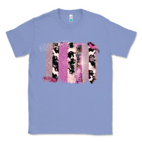 Colony Blue Purple Glitter Cowhide Pattern Brushstrokes Classic Tee - Bettercallsaul
