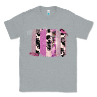 Heather Grey Purple Glitter Cowhide Pattern Brushstrokes Classic Tee - Bettercallsaul
