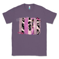 Lavender Purple Glitter Cowhide Pattern Brushstrokes Classic Tee - Bettercallsaul