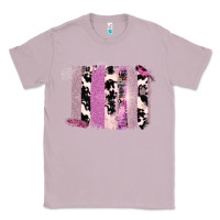 Lilac Purple Glitter Cowhide Pattern Brushstrokes Classic Tee - Bettercallsaul
