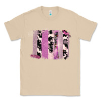Mushroom Purple Glitter Cowhide Pattern Brushstrokes Classic Tee - Bettercallsaul