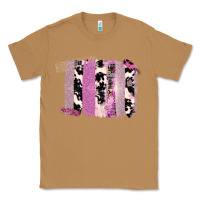 Toasted Coconut Purple Glitter Cowhide Pattern Brushstrokes Classic Tee - Bettercallsaul