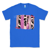 True Royal Purple Glitter Cowhide Pattern Brushstrokes Classic Tee - Bettercallsaul