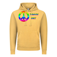 Vintage Mustard Peace Out Vintage Hoodie - Bettercallsaul