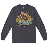 Smoke Southern Memal western flowers Long Sleeve Tee - HowdyJamesFarm