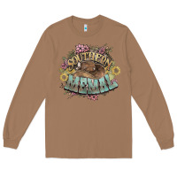 Toasted Coconut Southern Memal western flowers Long Sleeve Tee - HowdyJamesFarm