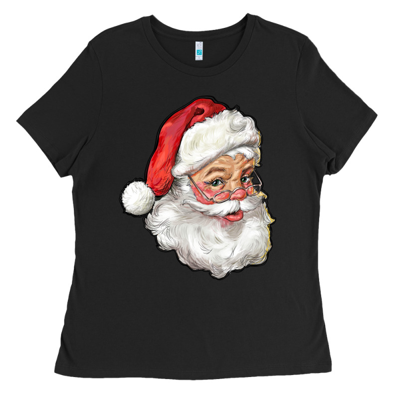Santa Ladies Tee by RanaPortraitStore | Teevron