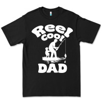 Black Reel Cool Dad fathers day fishing adventure Premium Tee - tuanDangUi