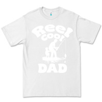 White Reel Cool Dad fathers day fishing adventure Premium Tee - tuanDangUi