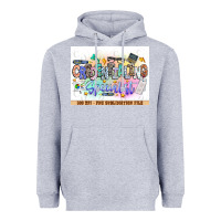 Heather Grey asdfas Heavyweight Hoodie - CowhideDigitalArt