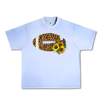 Grape Ice Leopard Print Footbal Urban Heavy Tee - Bettercallsaul
