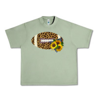 Oil Green Leopard Print Footbal Urban Heavy Tee - Bettercallsaul