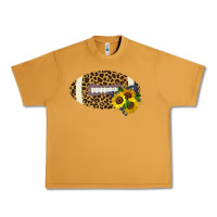 Peanut Butter Leopard Print Footbal Urban Heavy Tee - Bettercallsaul