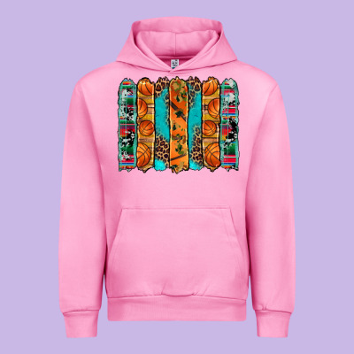 Basketball Serape Cowhide Turquoise Leopard Glitter  Brushstrokes Urban Hoodie Designed By Artiststas