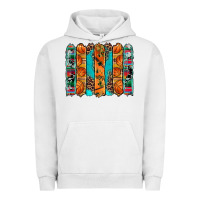 Pigment Lunar Rock basketball serape cowhide turquoise leopard glitter  brushstrokes Urban Hoodie - Artiststas