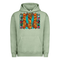 Pigment Oil Green basketball serape cowhide turquoise leopard glitter  brushstrokes Urban Hoodie - Artiststas