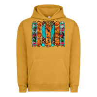 Pigment Peanut Butter basketball serape cowhide turquoise leopard glitter  brushstrokes Urban Hoodie - Artiststas