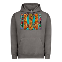 Pigment Tornado basketball serape cowhide turquoise leopard glitter  brushstrokes Urban Hoodie - Artiststas