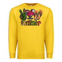 Peace Love Summer Premium Sweatshirt | Teevron